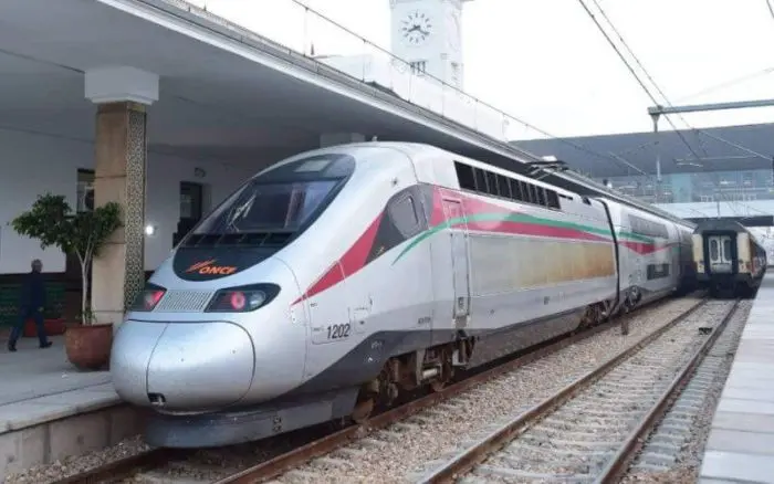 Train à grande vitesse Al Boraq illustrant le projet de LGV au départ de Marrakech